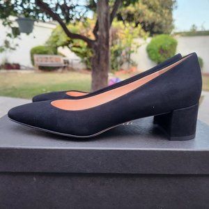 J.Crew Suede Classic Block Heel Pump